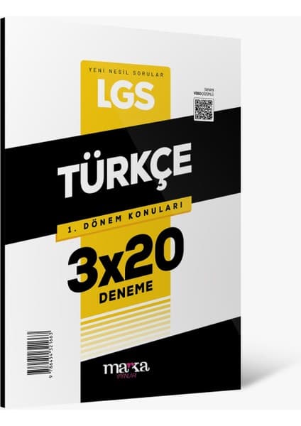 Marka Yayınları 2025 LGS 1. Dönem Konuları Türkçe 3 Deneme
