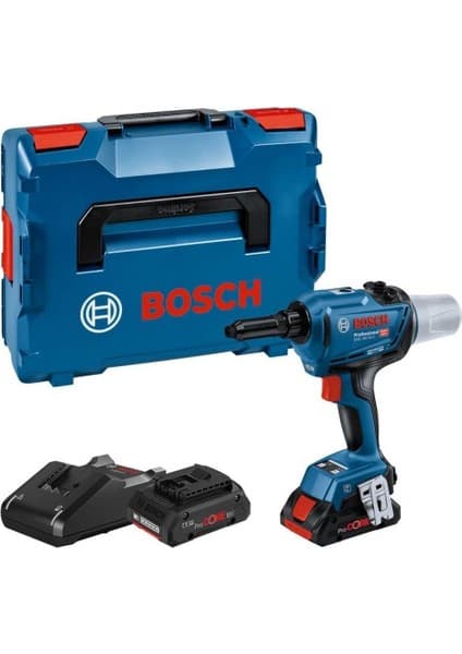 Bosch Grg 18V-16 C Perçinleme Aracı 2X4.0AH Çift Akülü