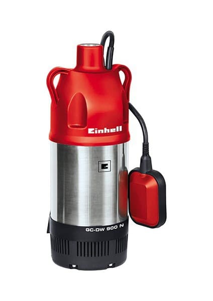 Einhell Derin Kuyu Dalgıç Pompa GC-PP 900 N (900 W, maks. 6000 L/saat debi, maks. 7 m daldırma derinliği, paslanmaz çelik gövde, seviye anahtarı, 2 askı halkası) - 4170964