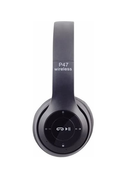 PolyGold P47 Kablosuz Bluetooth Kulaklık Kulaküstü Stereo Müzik Dinleme Özelliği ile