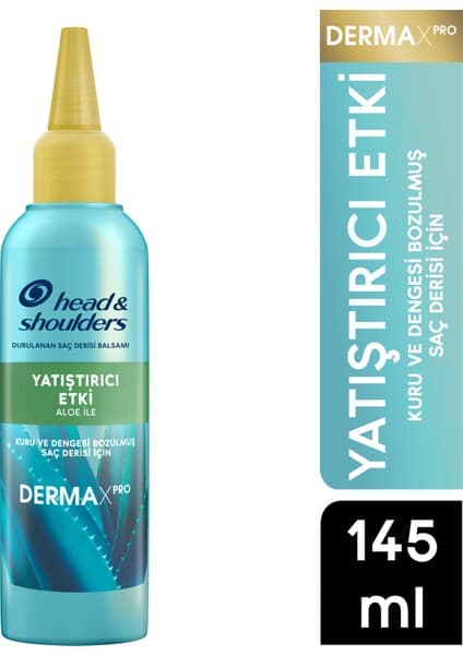 Head&Shoulders Dermaxpro Aloe Kepeğe Karşı Bitkisel Onarıcı Saç Derisi Balsamı 145 ml – Kuru ve Hassas Saç Derisi İçin