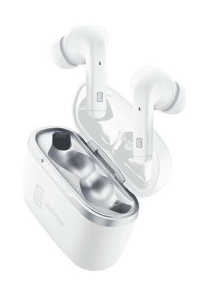 Cellularline Keen Wireless Bluetooth Kulaklık Beyaz (Resmi Distribütör Garantili)