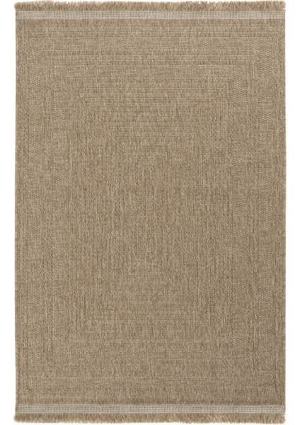 Cool Halı Mocha 668 Bej Halı Kilim Salon Mutfak Koridor Yolluk Jüt Hasır Görünümlü Dokuma Makine Halısı