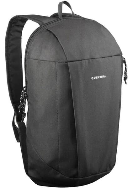 Quechua Outdoor Sırt Çantası 10L Siyah Renkli Kullanıcı Dostu Tasarım ile Doğa Yürüyüşleri İçin