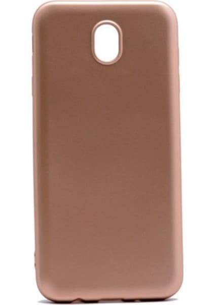 Tekno Grup Samsung Galaxy J7 Pro Mat Premium Silikon Kılıf - Gold