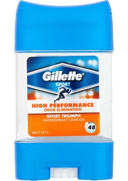 Gillette Antiperspirant High Performance Sport Triumph Jel 70Ml.