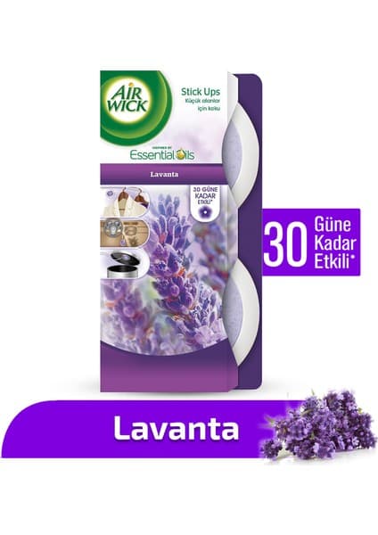 Air Wick Lavanta Koku Tipi Oda Kokusu Stick up Dekoratif Jel 30 Gün Etkili