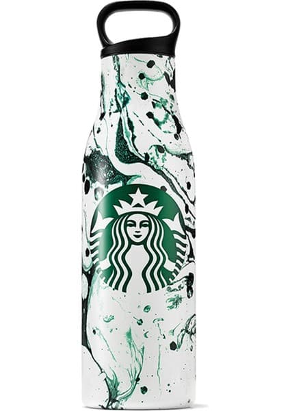 Starbucks ® 532 ml 11139803 Paslanmaz Çelik Termos Yeşil Benekli Sıcak/Soğuk Koruma Özelliği