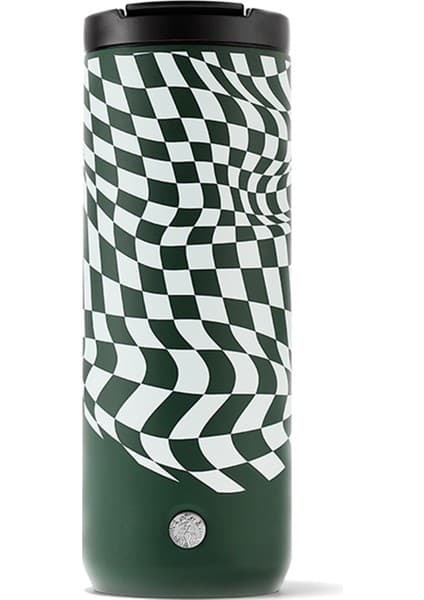 Starbucks ® 473 ml Yeşil Paslanmaz Çelik Termos Çift Katmanlı İzolasyon ile Sıcak/Soğuk Koruma - 11139393