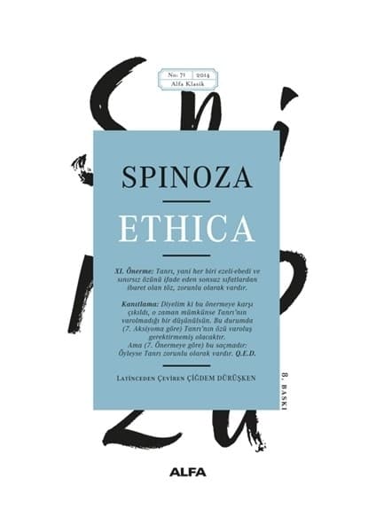 Alfa Yayınları Ethica - Baruch Spinoza