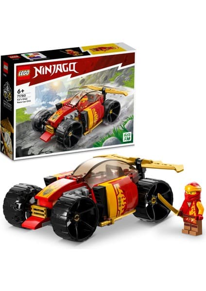 LEGO ® NINJAGO® Kai’nin Ninja Yarış Arabası EVO 71780 - 6 Yaş ve Üzeri Çocuklar için Minifigür İçeren Oyuncak Yapım Seti (94 P)