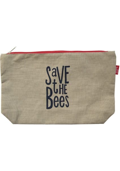 İTÜ Vakfı Yayınları İTÜ Vakfı 1773 İTÜ Save The BEES Kozmetik Çantası Bej