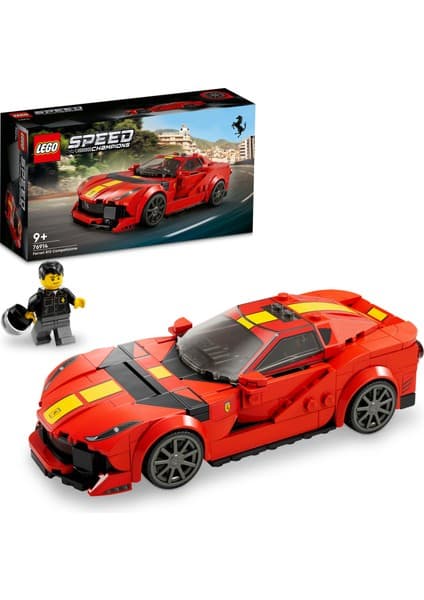 LEGO ® Speed Champions Ferrari 812 Competizione 76914 - 9 Yaş ve Üzeri Çocuklar için Koleksiyonluk Araba Modeli İçeren Oyuncak Yapım Seti (261 Parça)