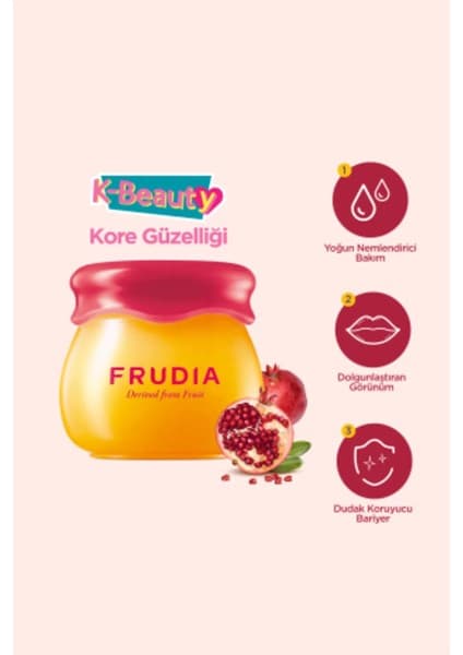 Frudia Frudıa Pomegranate Nemlendirici Dudak Balmı 10G