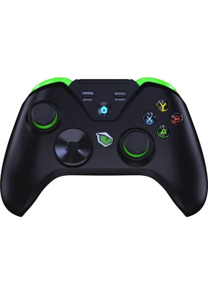 Pusat Clutch Titreşim Geri Bildirimli Çift Mod Kablosuz (Bluetooth ve 2.4 GHz) Gamepad - Siyah
