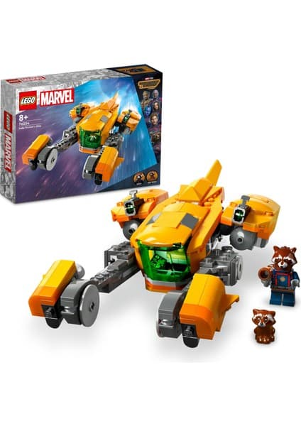 LEGO ® Marvel Bebek Rocket'in Gemisi 76254 - 8 Yaş ve Üzeri Çocuklar için Galaksinin Koruyucuları Rakun#un Uzay Gemisini İçeren Süper Kahramanlı Yaratıcı Oyuncak Yapım Seti (330 Parça)