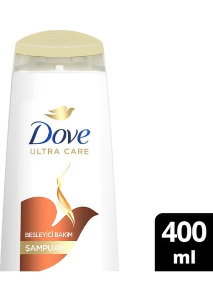 Dove Ultra Care Saç Bakım Şampuanı Besleyici Bakım Kuru Saçlar İçin 400 ml