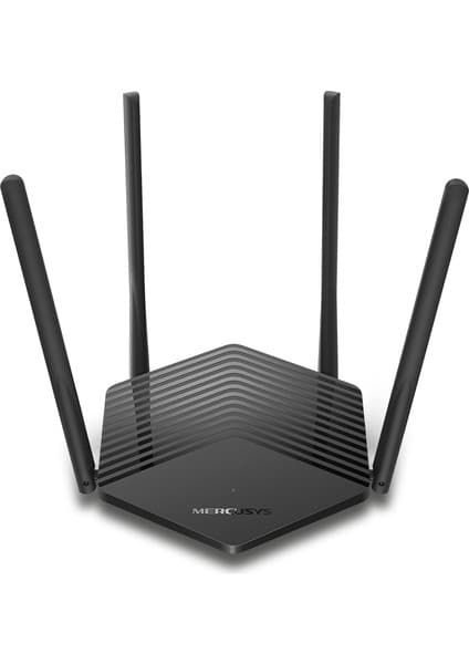 Mercusys MR60X, AX1500 Mbps, Gigabit Portları, Fiber Destekli, Akıllı Bağlantı, WPA3, Mobil Uygulama ile Kolay Kurulum, VPN Destekli, MU-MIMO ve Beamforming Özellikli, Dual-Band Wi-Fi 6 Router