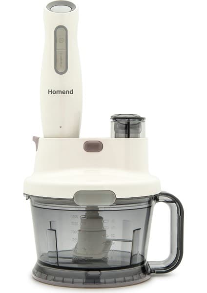 Homend Functionall 2807H Mutfak Robotu 1000 W 1,5 lt Kapasite Krem Gri Çok Fonksiyonlu Özellikler