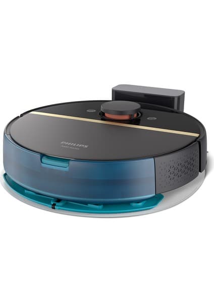 Philips XU7000/01 7000 Serisi HomeRun Aqua Islak Kuru Robot Süpürge, Sarj istasyonlu, Koyu Siyah ve Altın Sarısı