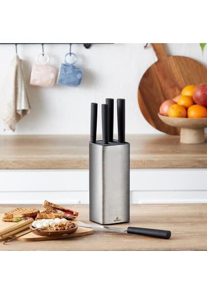 Karaca Grammy Inox 6 Parça Standlı Bıçak Seti