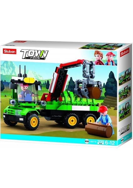 Sluban Lego 209 Parça Sluban Town Büyük Römork