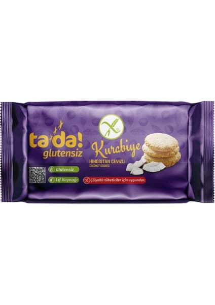 Tada Glutensiz Hindistan Cevizli Kurabiye 100 G