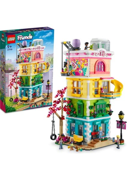 LEGO ® Friends Heartlake City Toplum Merkezi 41748 - 9 Yaş & Üzeri Çocuklar için Yaratıcı Oyuncak Yapım Seti (1513 Parça)