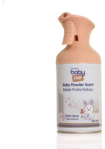 Baby Me Bebek Pudra Kokulu Oda Spreyi 250 ml – Ev ve Ofiste Uzun Süre Kalıcı Ferah ve Yumuşak Koku