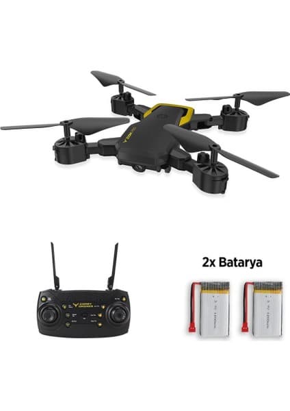 Corby CX007 Zoom Pro Smart Kameralı Drone 720P HD Kamera Özellikli Katlanabilir Tasarım