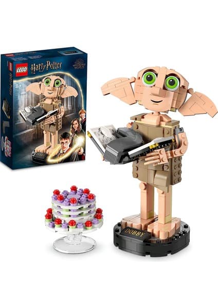LEGO ® Harry Potter™ Ev Cini Dobby™ 76421 - 8 Yaş & Üzeri Çocuklar için Yaratıcı Oyuncak Yapım Seti (403 Parça)