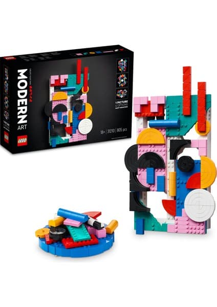 LEGO ® Art Sanat 31210 - 805 Parça Soyut Duvar Tablosu Yetişkinler İçin Koleksiyonluk Hediye