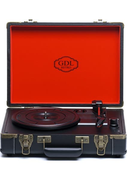 GDL Retro T317B Çanta Pikap Bluetooth Şarjlı Metal İğneli Siyah