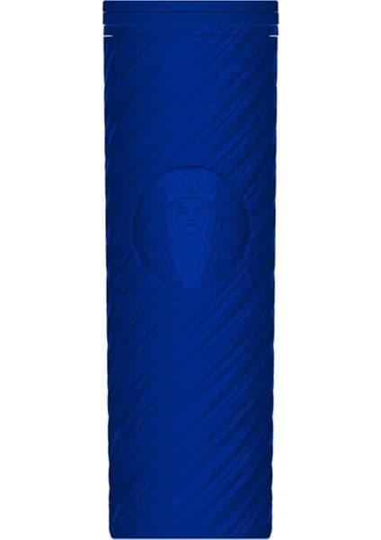 Starbucks 473 ml Lacivert Plastik Termos - Model 11148820 - Sıcak İçecekler İçin Uygun