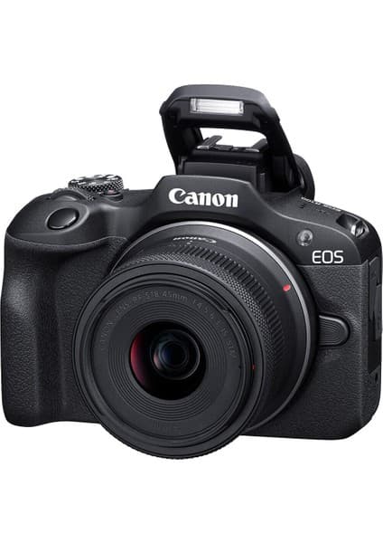 Canon Eos R100 18-45 Lens Kit 3840 x 2160 Fotoğraf Çözünürlüğü ile APS-C Sensör Boyutu