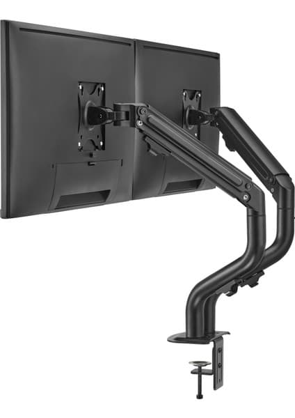 Twisted Minds Çift Monitör Boru Şeklinde Dengeleyici Yay Destekli Monitör Kolu TM-71-C012.