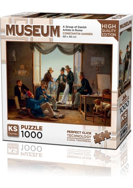 KS Games A Group Of Danish Artists In Rome 1000 Parça Puzzle