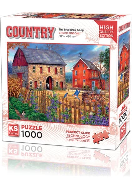 KS Games The Bluebirds' Song 1000 Parça Puzzle
