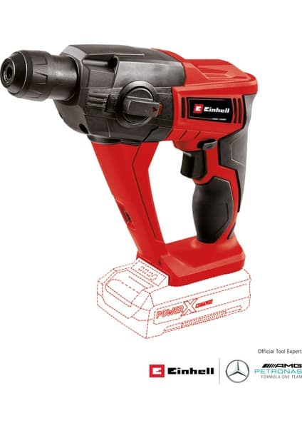 Einhell TE-HD 18 Li Solo Power X-Change Akülü Kırıcı Delici (Li-Ion ,18 V, 1.2 J Beton delme kapasitesi, 12 mm SDS-plus Mandren, LED Aydınlatma, Akü ve Şarj Cihazı dahil değildir) - 4513812