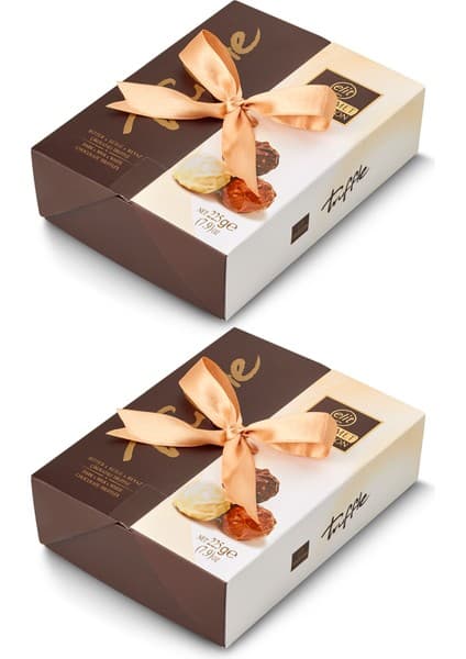 Elit Çikolata Gourmet Collection Truffle Çikolata 225g 2li Set (2x225g) Glutensiz