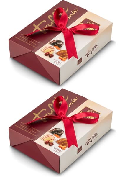 Elit Çikolata Gourmet Collection Truffle Çikolata Karışık 195g 2li Set (2x195g) Glutensiz