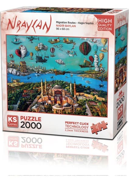 KS Games Migration Routes - Hagia Sophia 2000 Parça Puzzle