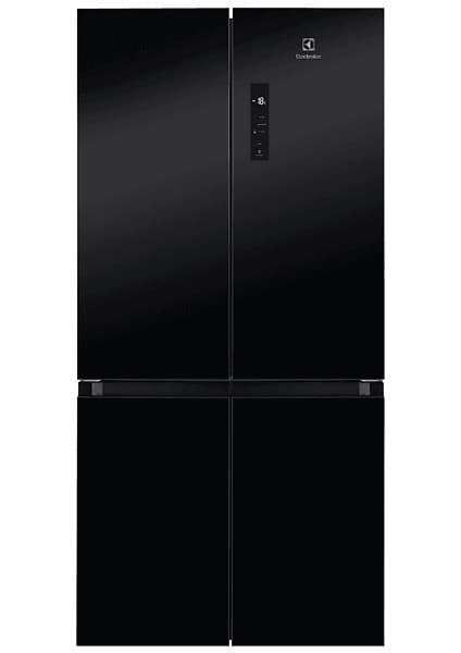 Electrolux ELT9VE52M0 E Enerji Sınıfı 522L 4 Kapılı No-Frost Gardrop Tipi Buzdolabı Siyah