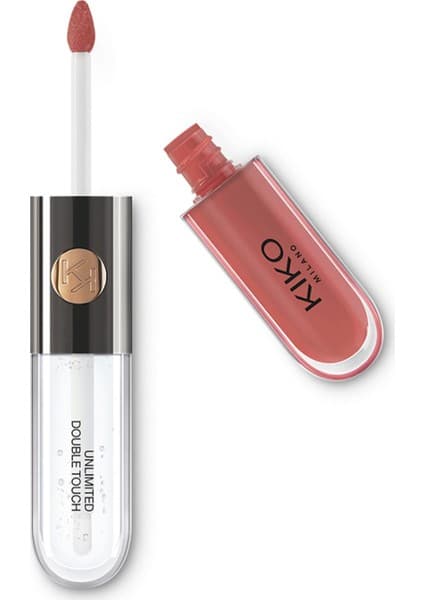 Kiko Milano Ruj - Unlımıted Double Touch - 103 Natural Rose - Uzun Süre Kalıcı Parlak / Mat Likit Lipstick