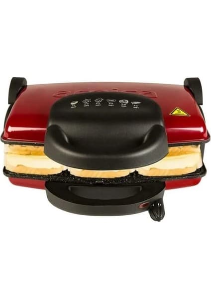 Arnica GH26111 Ayvalık 4000 Tost Makinesi Kırmızı
