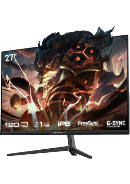 GameBooster GB-2712FF 27" 120hz 1ms IPS FHD FreeSync, G-Sync 1xHDMI,1xDP Gaming Monitör