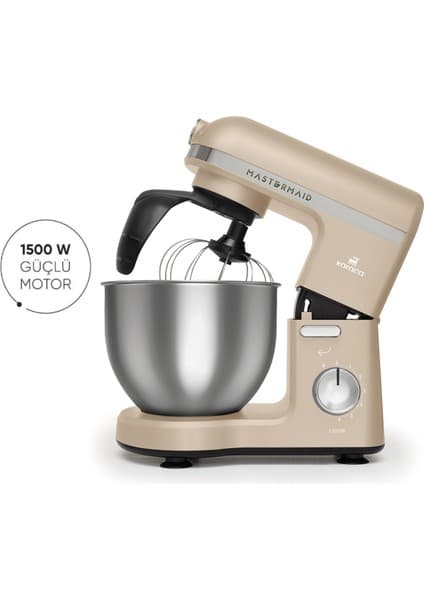 Karaca Mastermaid Chef Pro Çift Kollu Mutfak Şefi 1500 W Iconic Beige