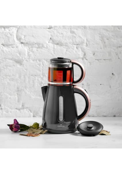 Karaca 1500 W Çay Makinesi Kettle 1501 Rosegold 1.7 Lt