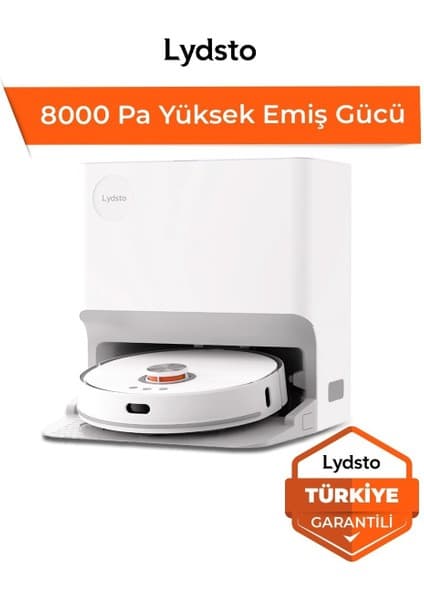 Lydsto W2 Lite 8000 Pa Su & Toz Toplama Üniteli Robot Süpürge