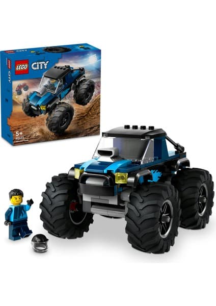LEGO ® City Mavi Canavar Kamyon 60402 - 5 Yaş ve Üzeri Çocuklar için Kamyonet İçeren Yaratıcı Oyuncak Yapım Seti (148 Parça)